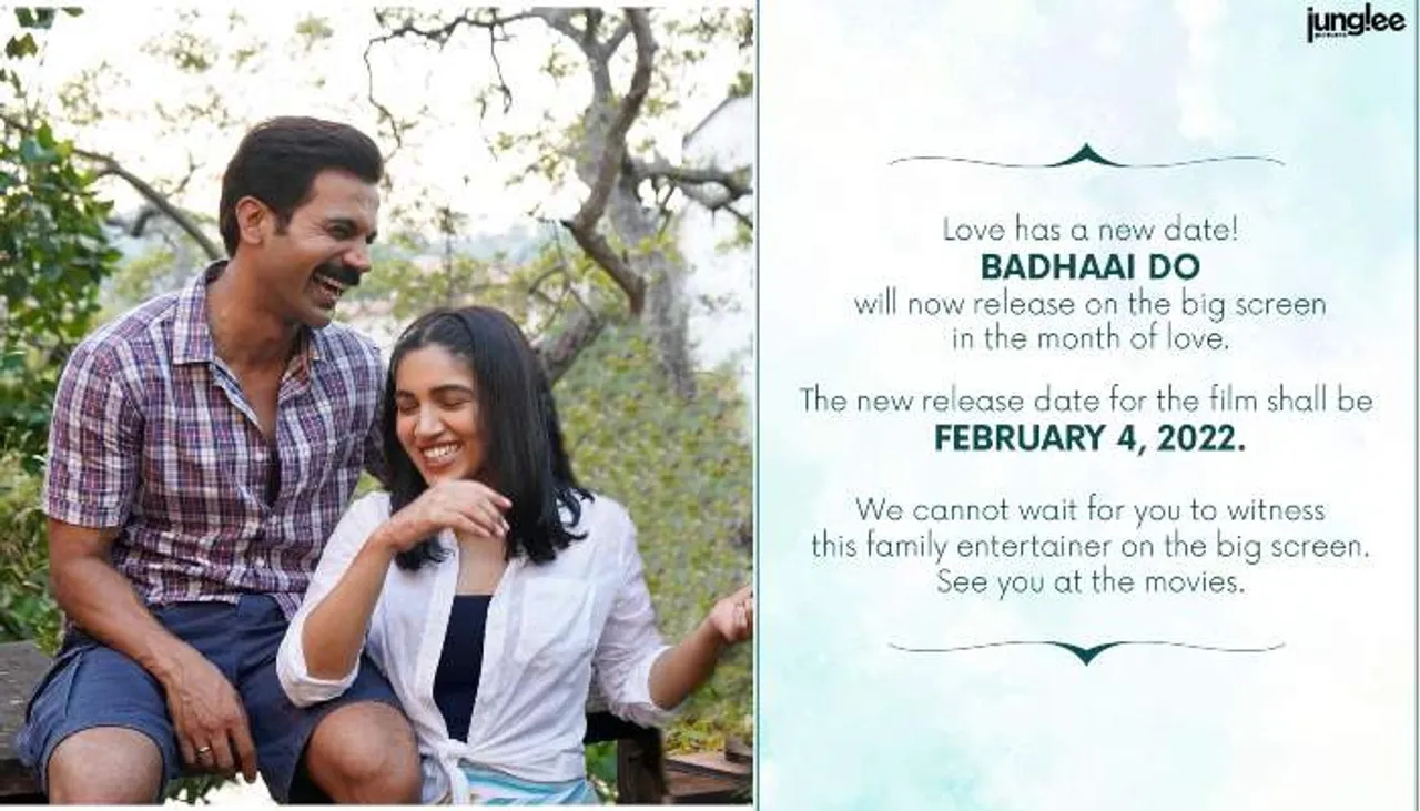 Rajkummar Rao-Bhumi Pednekar starrer 'Badhai Do' gets a new release date; details inside