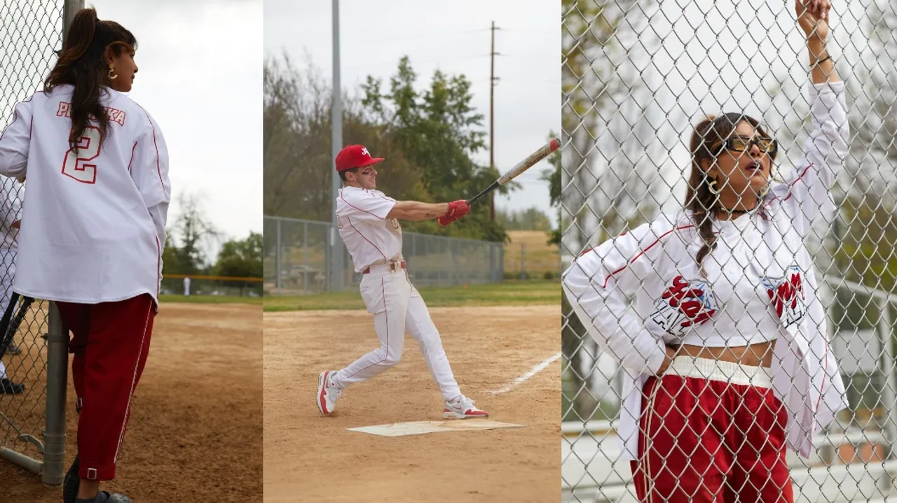 Priyanka Chopra turns cheerleader for husband Nick at the Baseball game