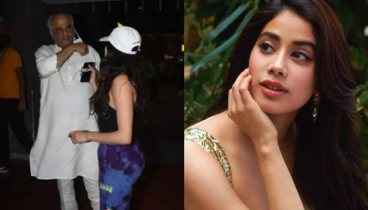 Watch video: This is how Janhvi Kapoor reacted when paparazzi asked Boney Kapoor to remove mask