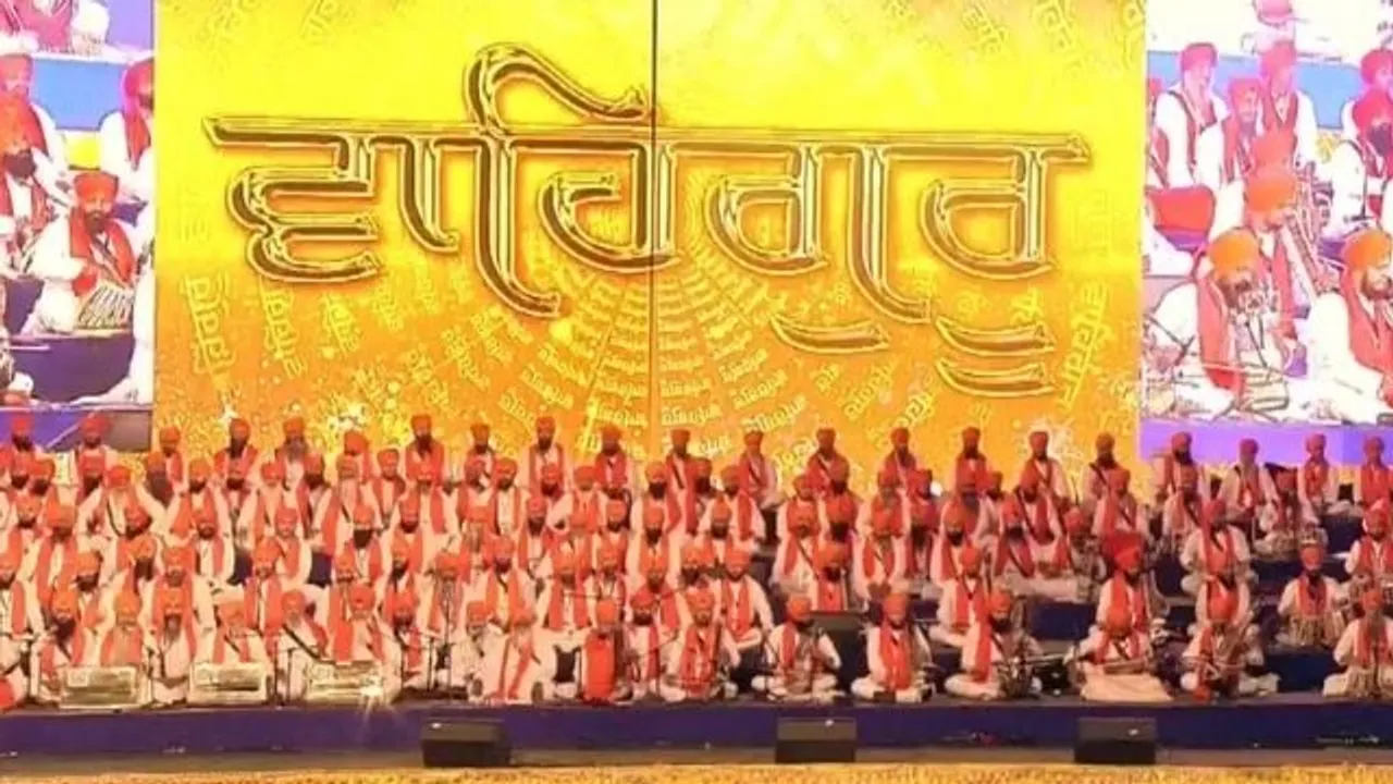 400 Ragis perform Shabad Kirtan at Red Fort on 400th Prakash Purab of Guru Tegh Bahadur ji