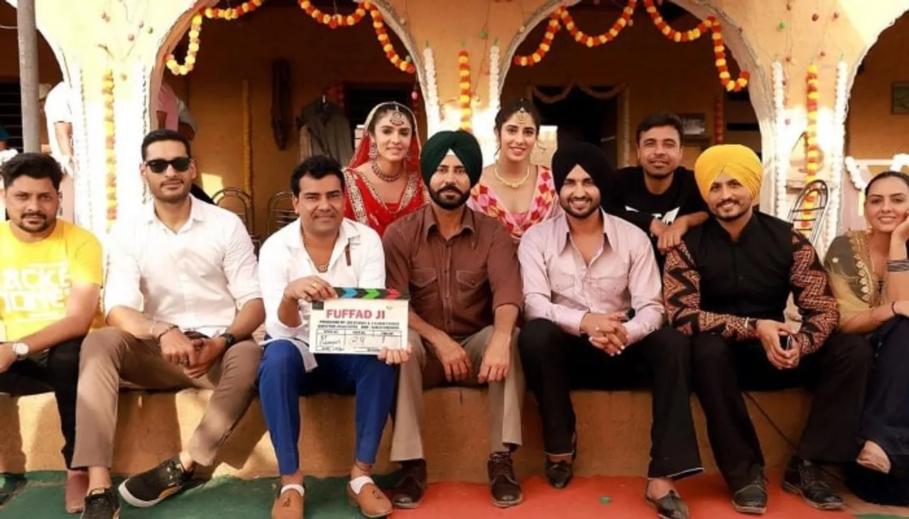 It's a wrap for Binnu Dhillon-Gurnam Bhullar starrer 'Fufad Ji'; team celebrates the last shoot!