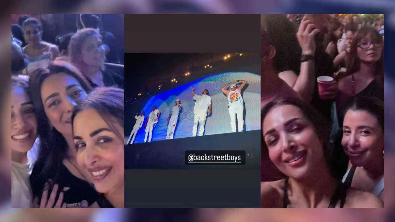 Backstreet Boys DNA Tour 2023: Malaika Arora shares video as she vibes with girl gang at LIVE concert