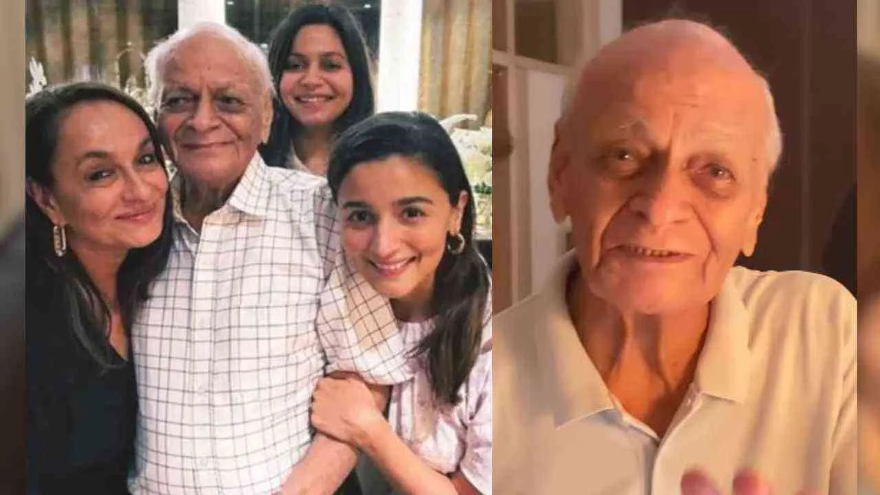 Alia Bhatt&#039;s grandfather Narendranath Razdan passes away; actress pens heartfelt note