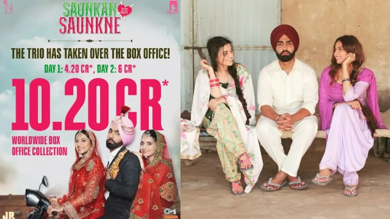 Saunkan Saunkne Day 2 Box Office Collection: Ammy Virk-starrer mints Rs 10 crore