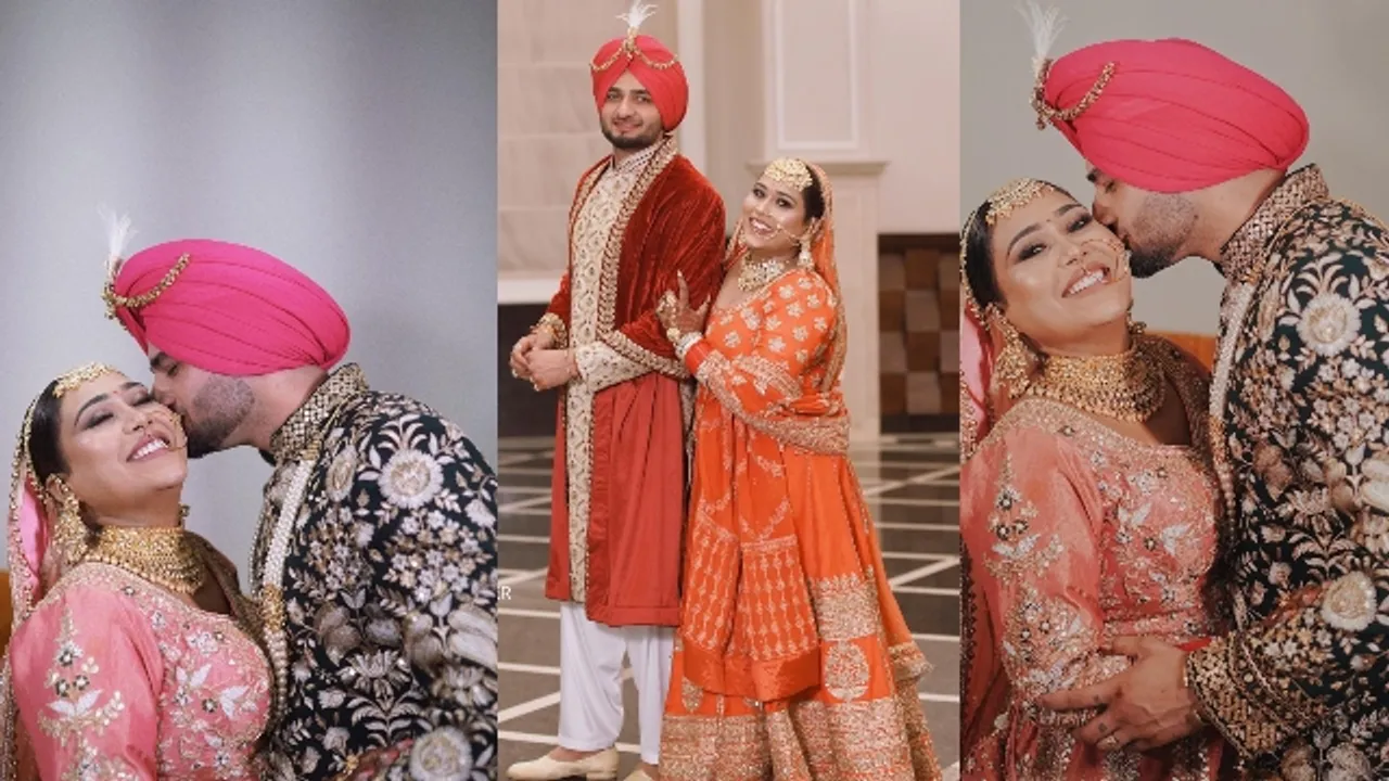 Afsana Khan- Saajz looks ravishing in their wedding pictures; pictures inside