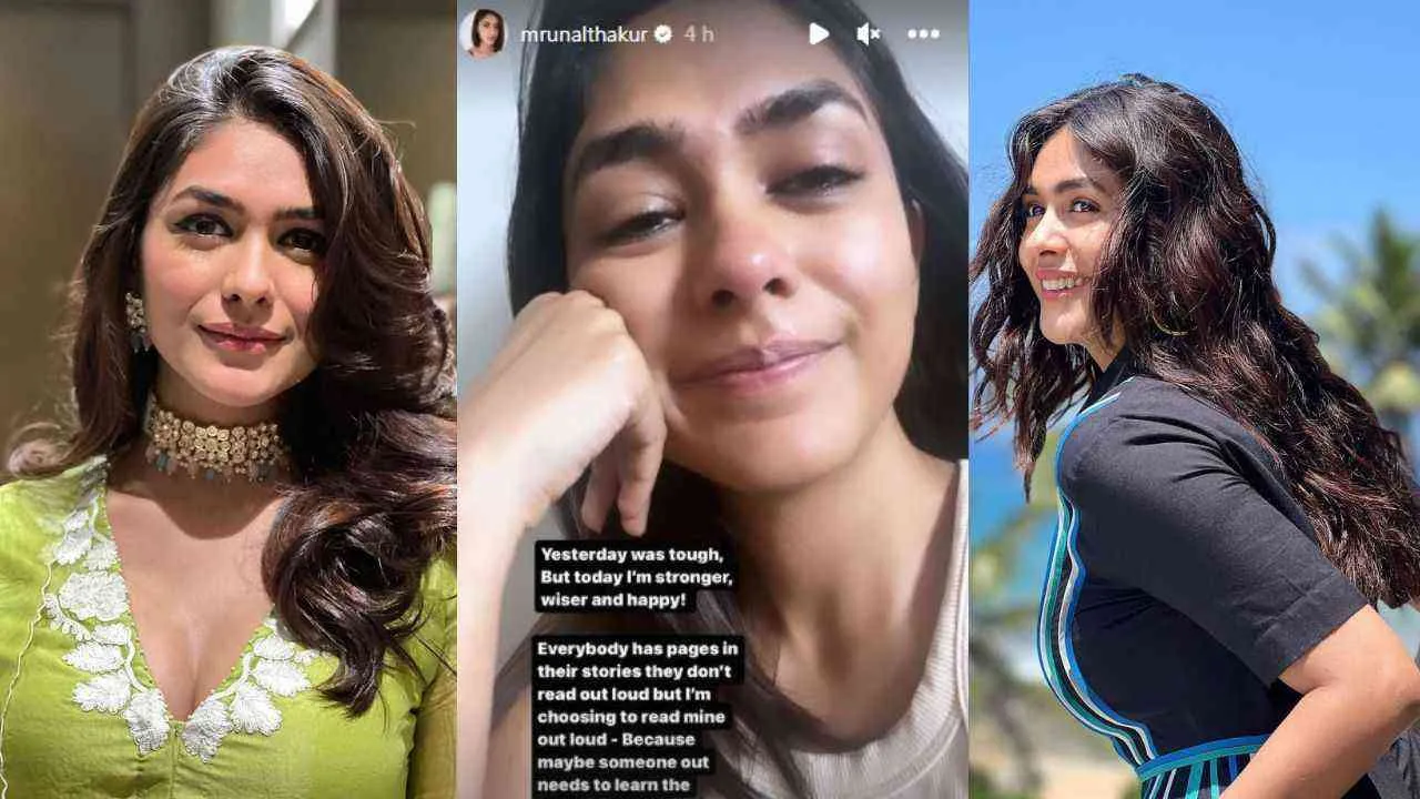 Mrunal Thakur inspires everyone with her old teary-eyed photo; says &#039;was extremely low&#039;