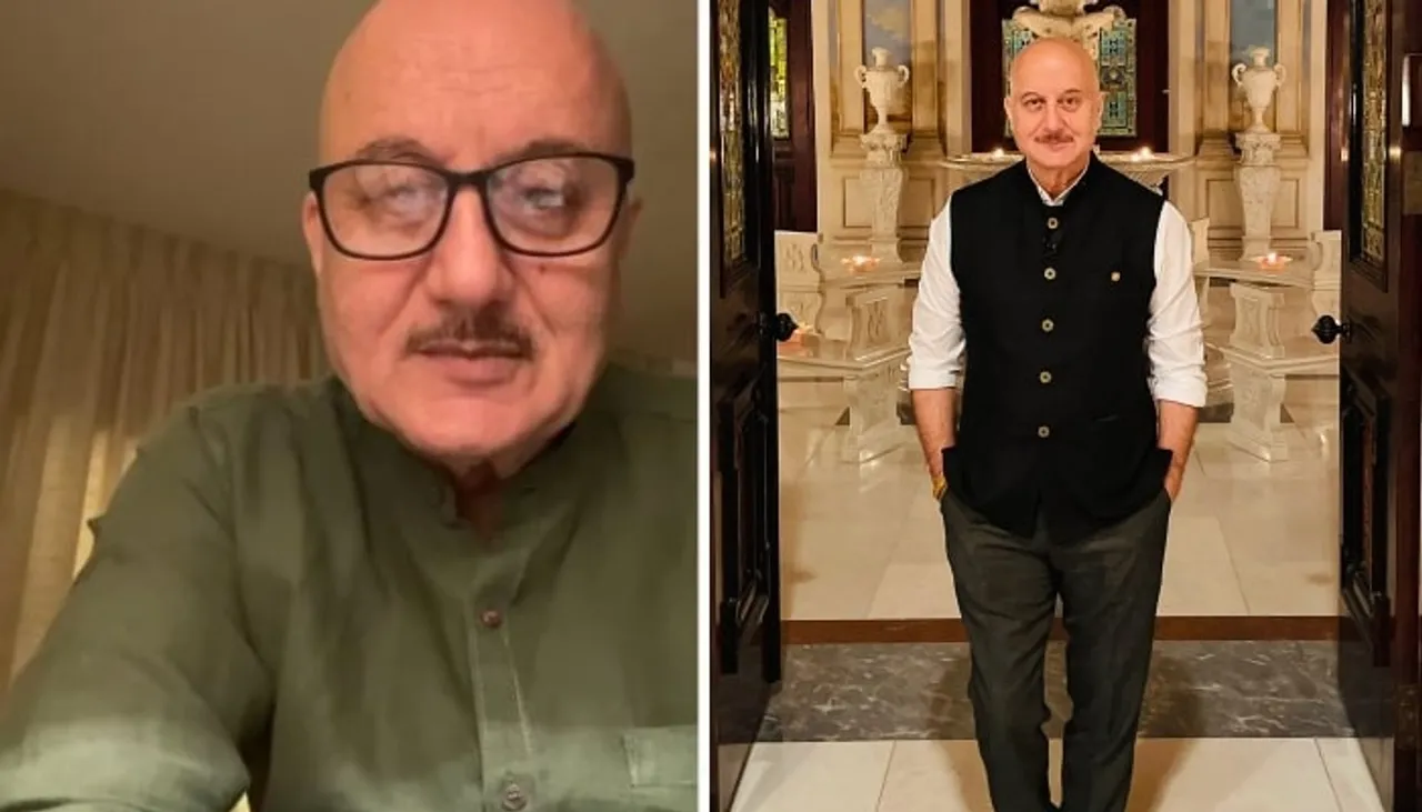 Anupam Kher marks 37 years of his journey in Bollywood; says 'I get choked with emotions seeing my name in titles even today'!