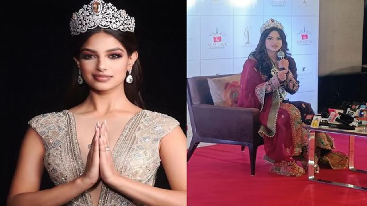 ਚੰਡੀਗੜ੍ਹ ਪਹੁੰਚੀ ‘Miss Universe’ ਹਰਨਾਜ਼ ਸੰਧੂ, ਕਿਹਾ "'Body shaming’ ਨਾਲ ਮੈਨੂੰ ਕੋਈ ਫਰਕ ਨਹੀਂ ਪੈਂਦਾ"