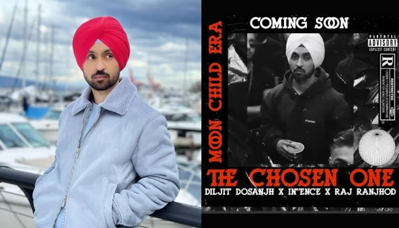 Finally, Diljit Dosanjh unveils poster of the 'Intro' from his upcoming album 'Moon Child Era'!