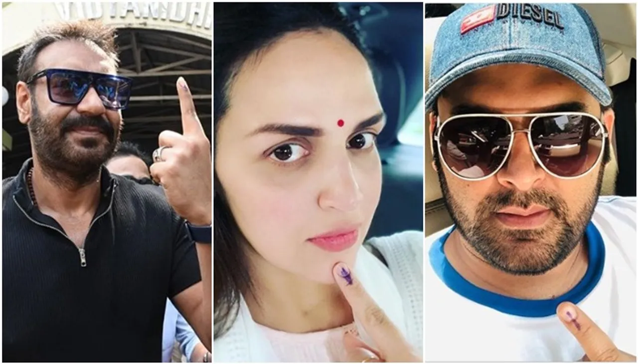 Priyanka, Madhuri, Sonali & Other Celebs Caste Vote, Set Example For Fellow Citizens