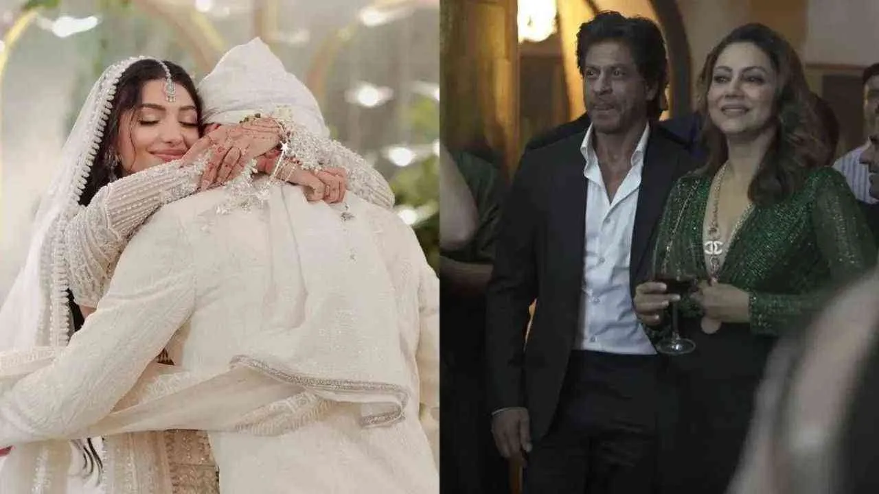 Shah Rukh Khan hugs Alanna Panday at wedding; video goes viral