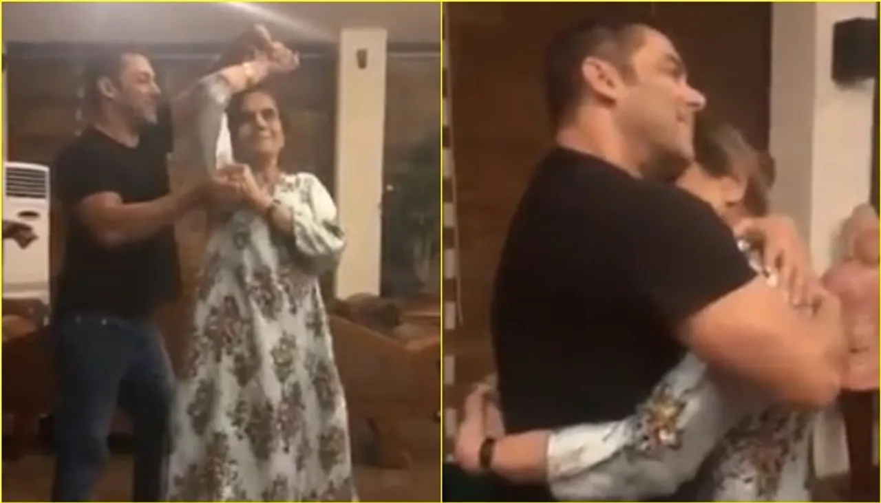 Video: Salman Khan Shakes A Leg With Mother Salma, Fans Say ‘So Cute’