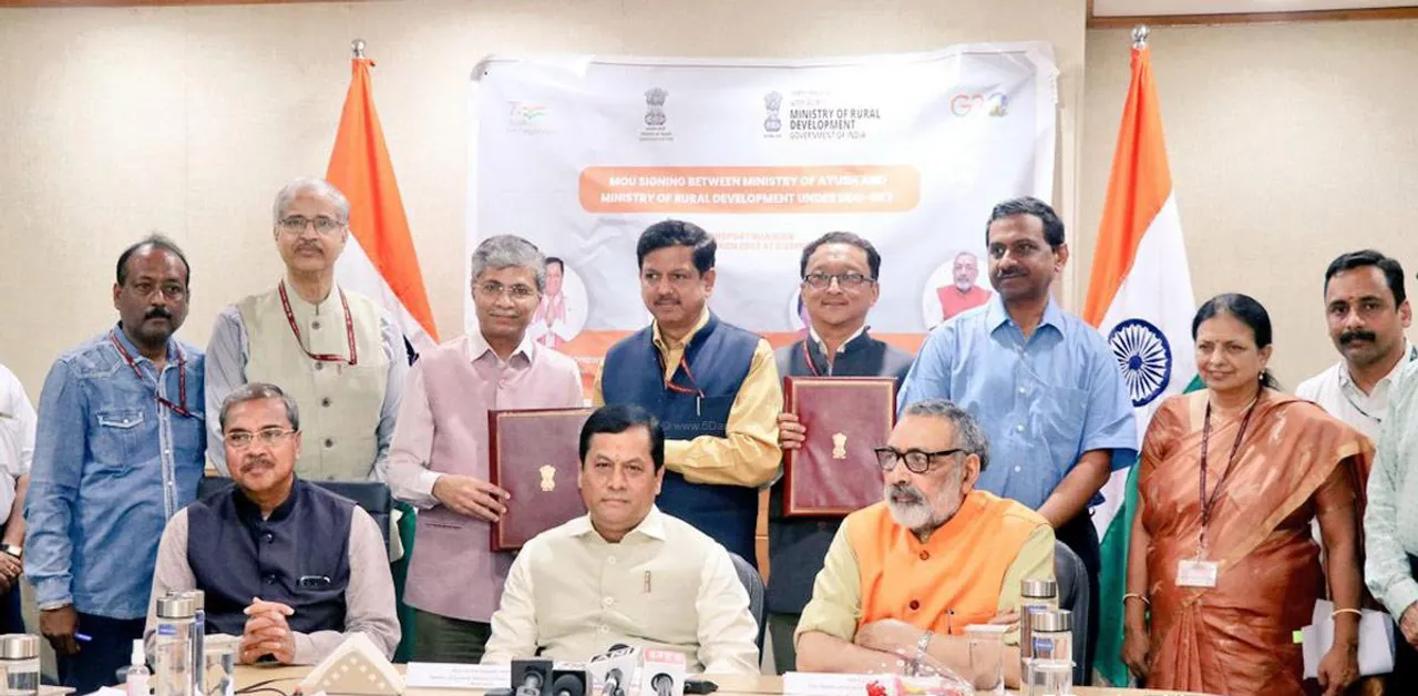 MoRD signs MoU with Ministry of Ayush for skilling of rural youth