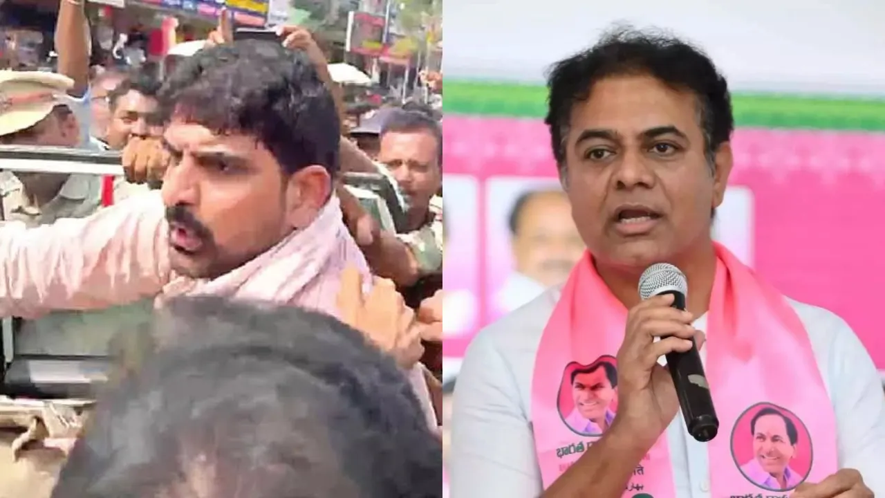 Kaushik Reddy and KTR