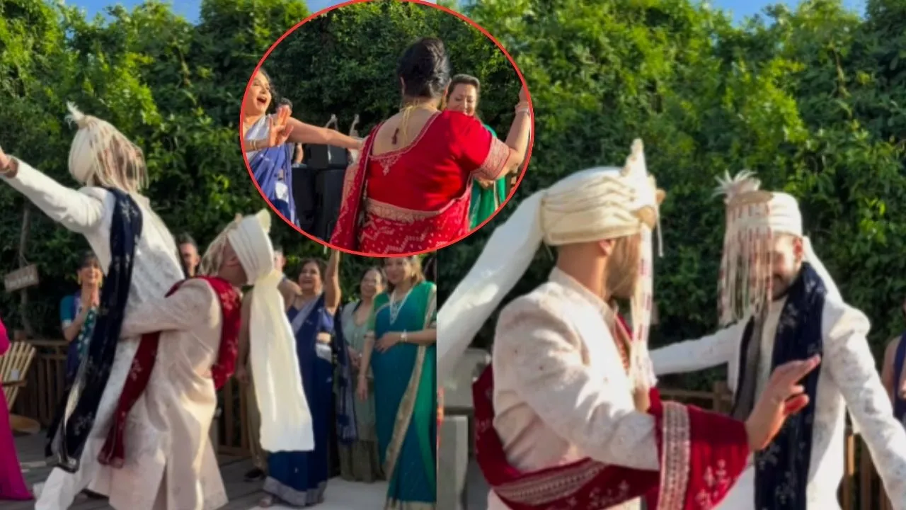 Double Baraat of Two Grooms in Indian Gay Wedding Viral video