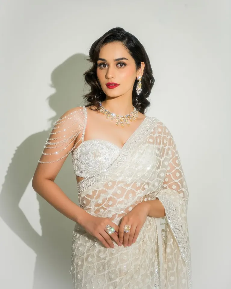 Manushi Chhillar dazzles in white 