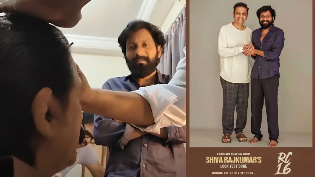 rc16 Shiva raj kumar look test 