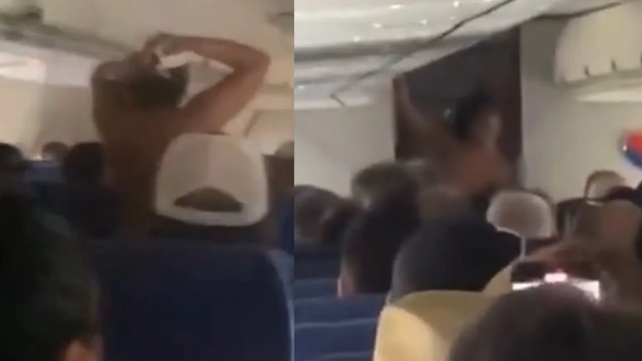 Woman strips naked, screams on Southwest flight