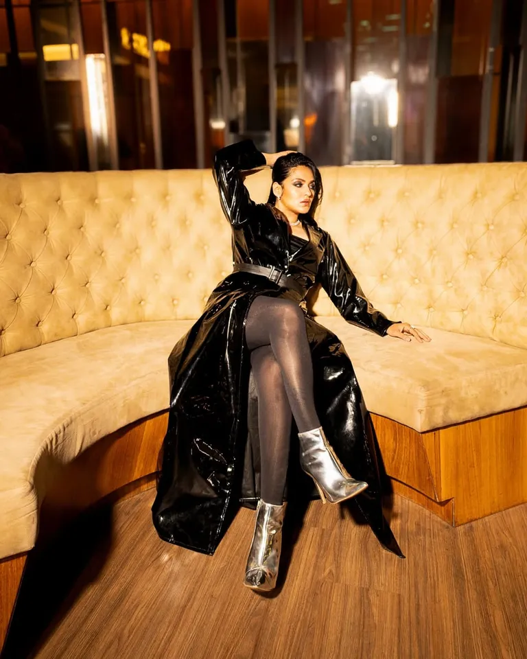 Priyanka Sarkar glams up in black dress photos