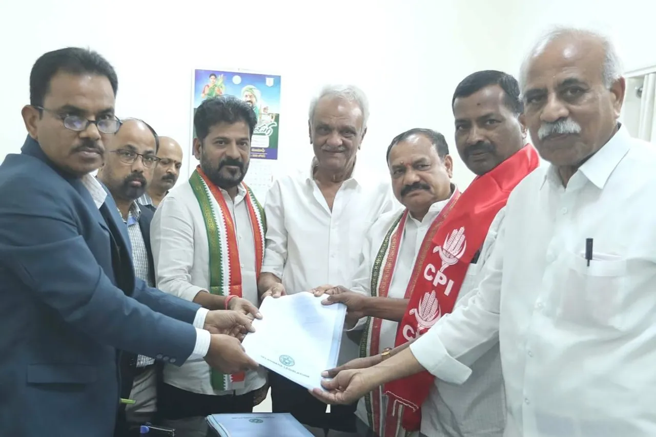 నెల్లికంటి సత్యం నామినేషన్: