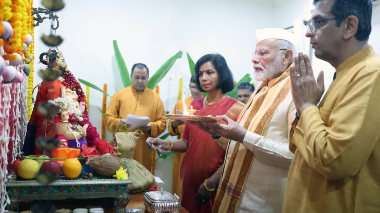 modi-ganapti puja