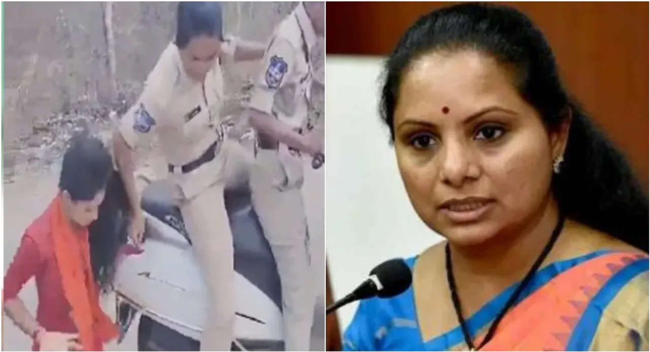 MLC Kavitha: మీరు పోలీసులేనా!.. విద్యార్థిపై అమానుష దాడి హేయమైన చర్య.. ట్విట్టర్‌లో మండిపడ్డ ఎమ్మెల్సీ కవిత