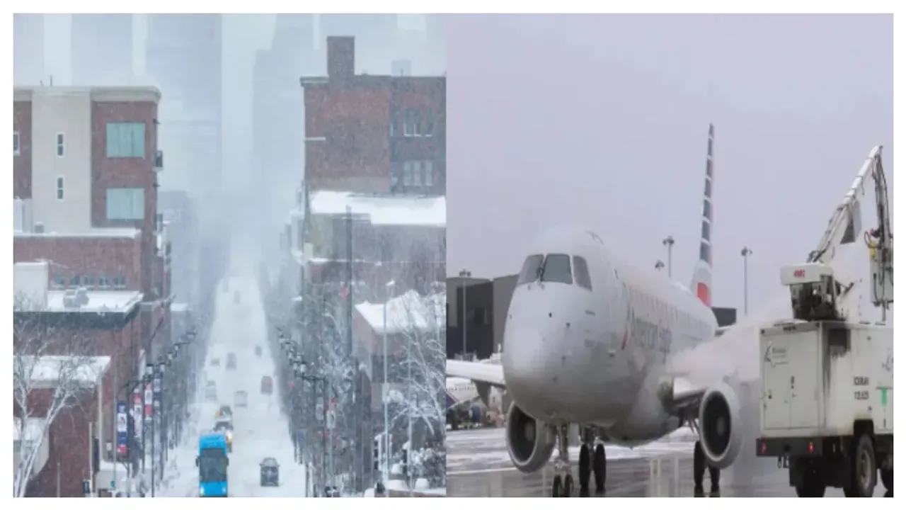 Snow Storm:అమెరికాలో మంచు తుఫాను..2000 విమానాలు రద్దు