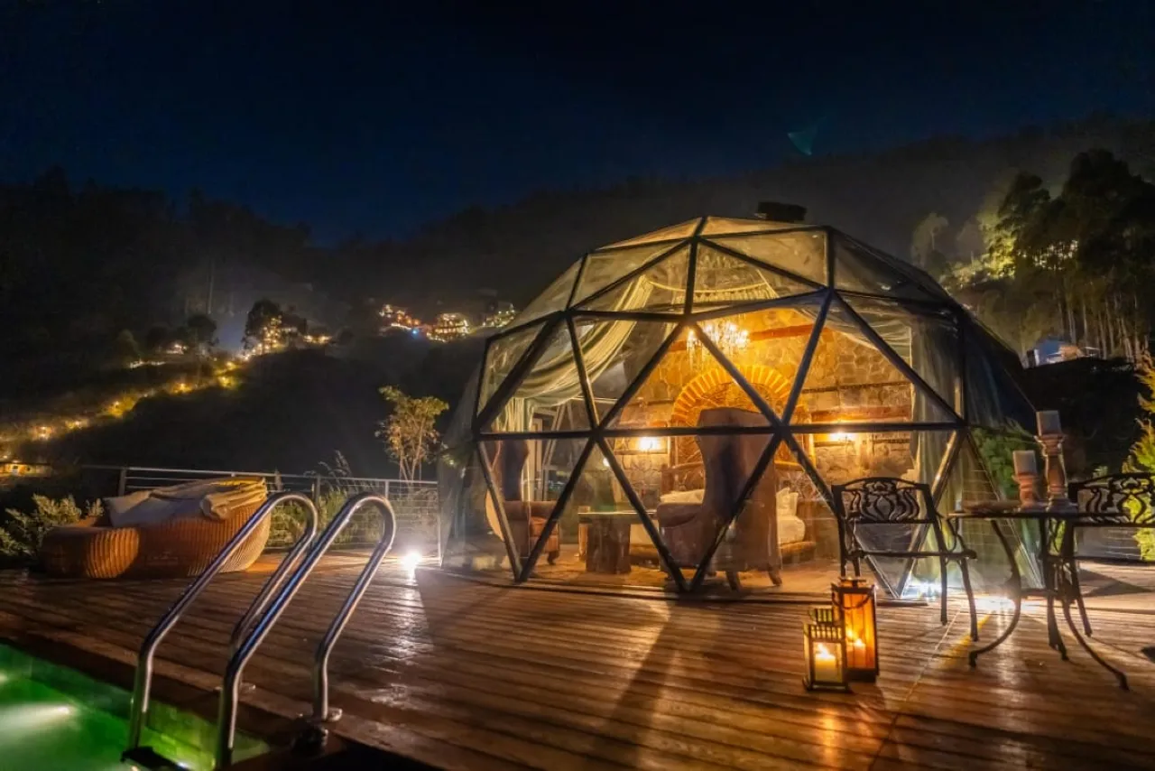 Unveiling India's First Double Glass Glamp in Kodaikanal
