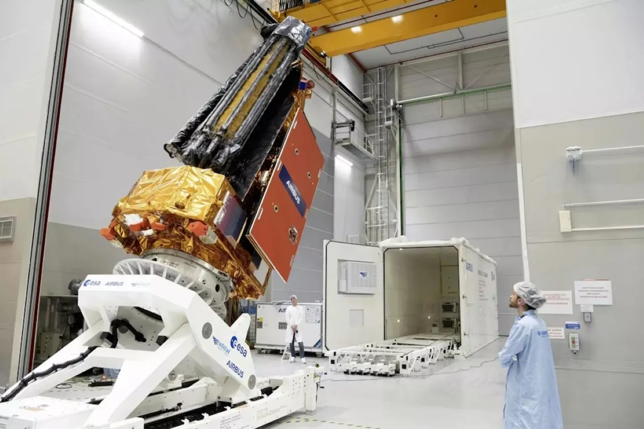 Airbus-built Biomass forest measuring satellite shipped to Kourou