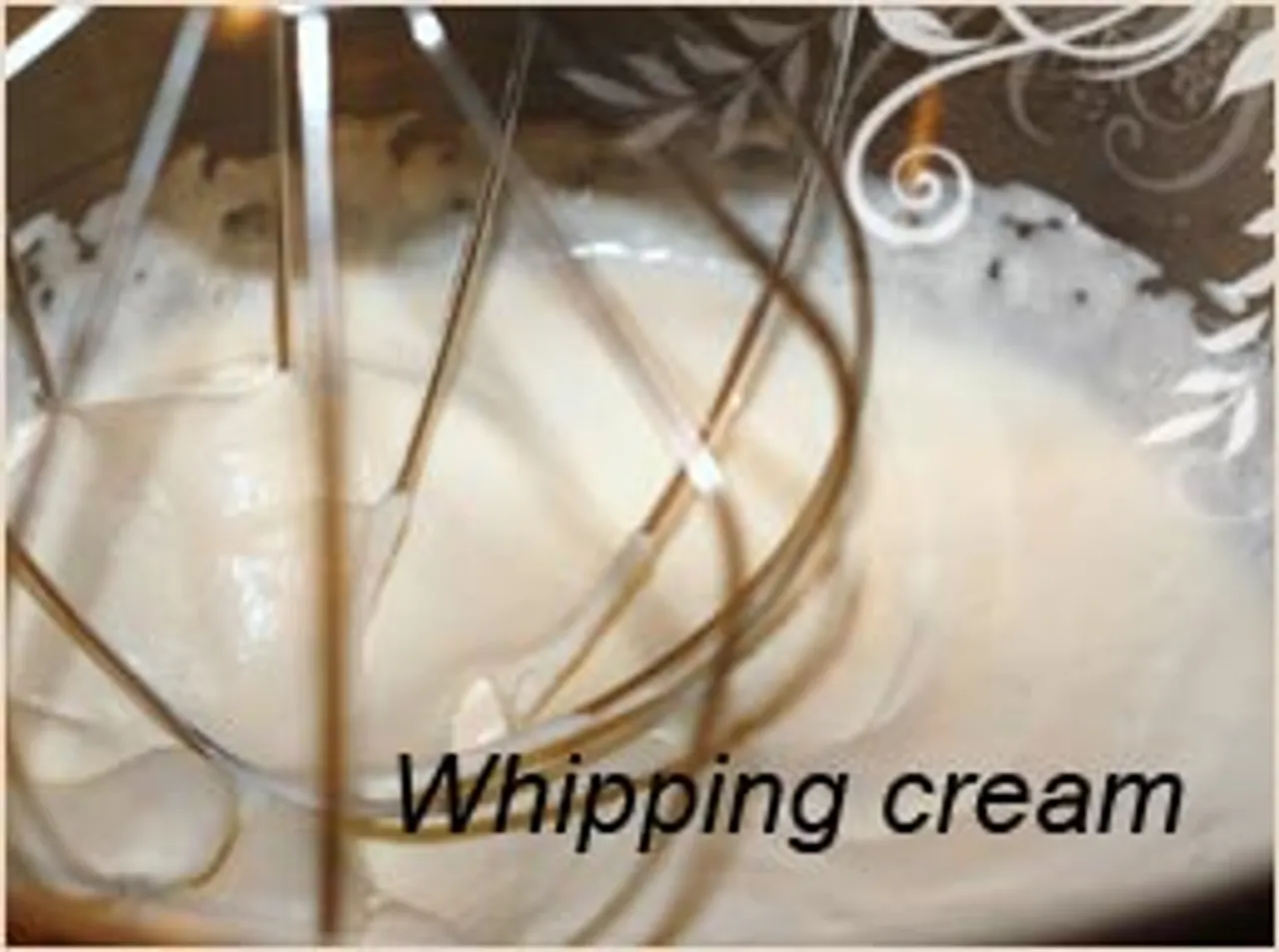 what determines how well a cream whips