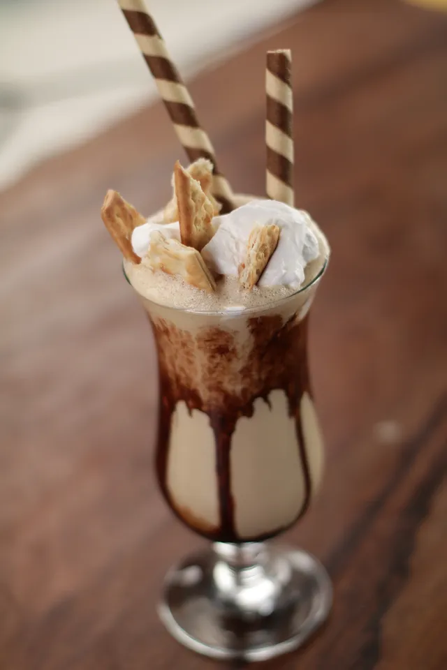 Marshmallow Coffee Milkshake 