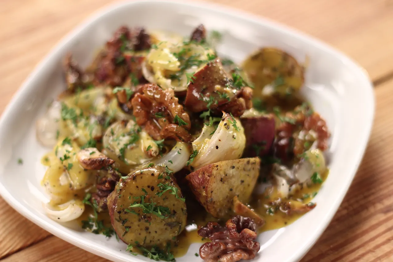 Warm Sweet Potato Salad - YT