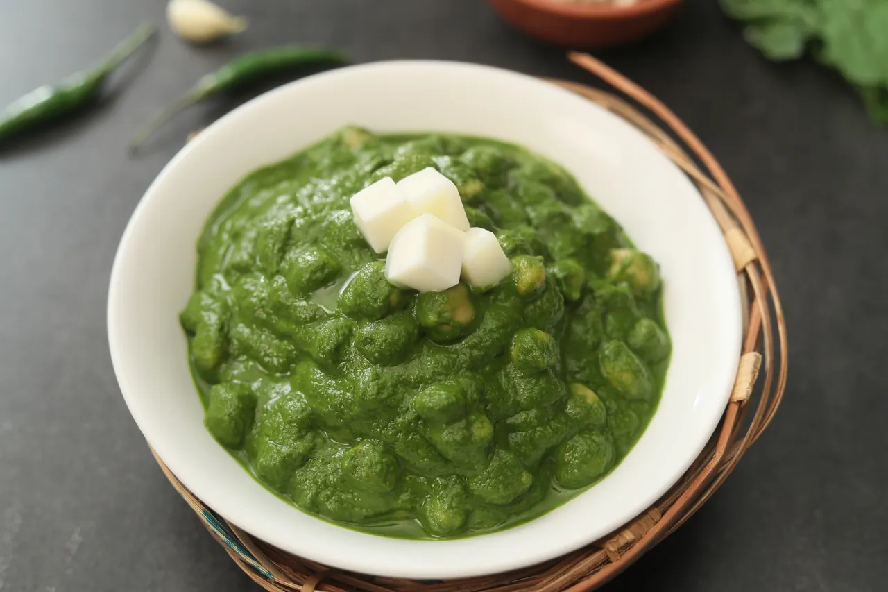 Sarson Chole Ka Saag - YT