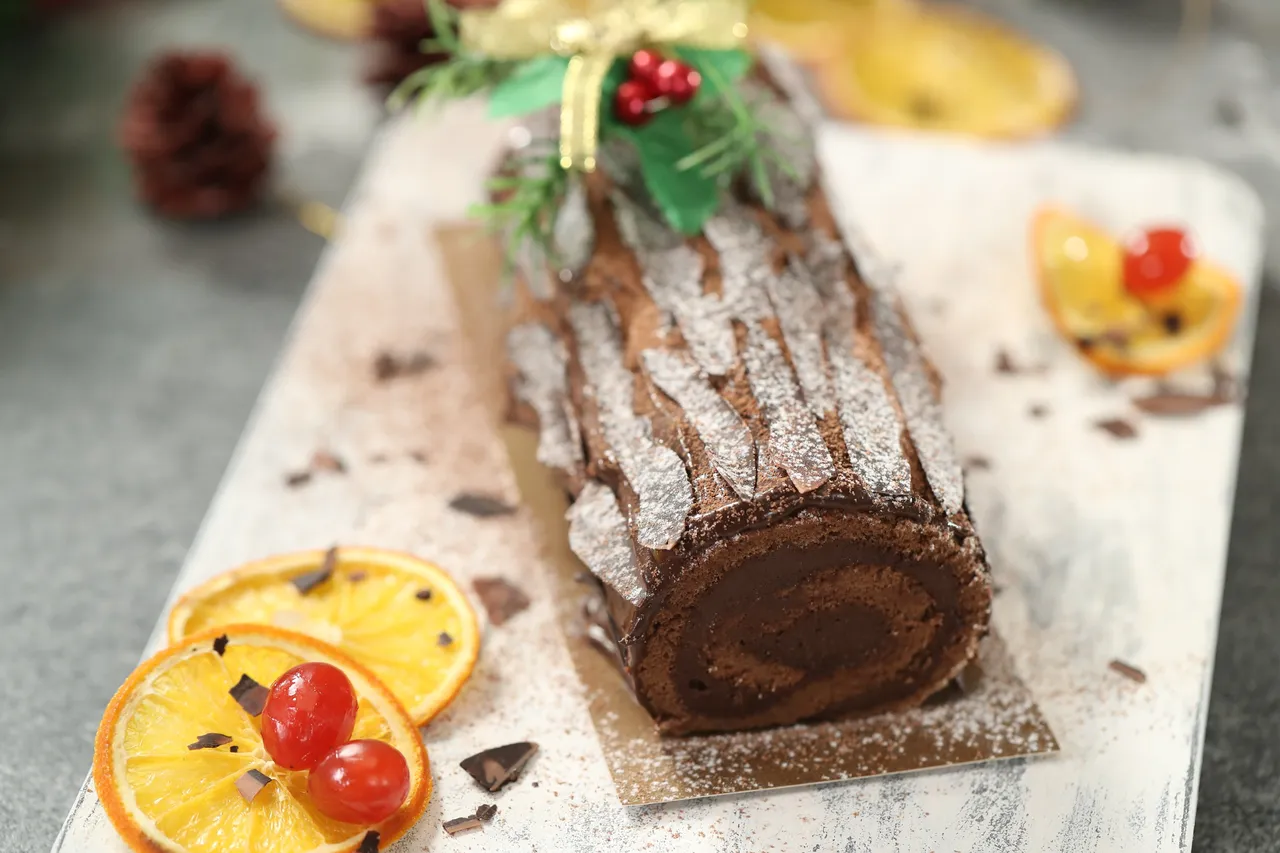 Christmas Chocolate Log 1 - YT