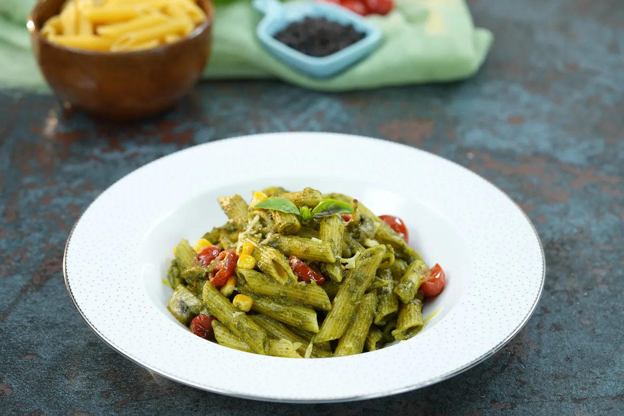 Cashew Pesto Pasta