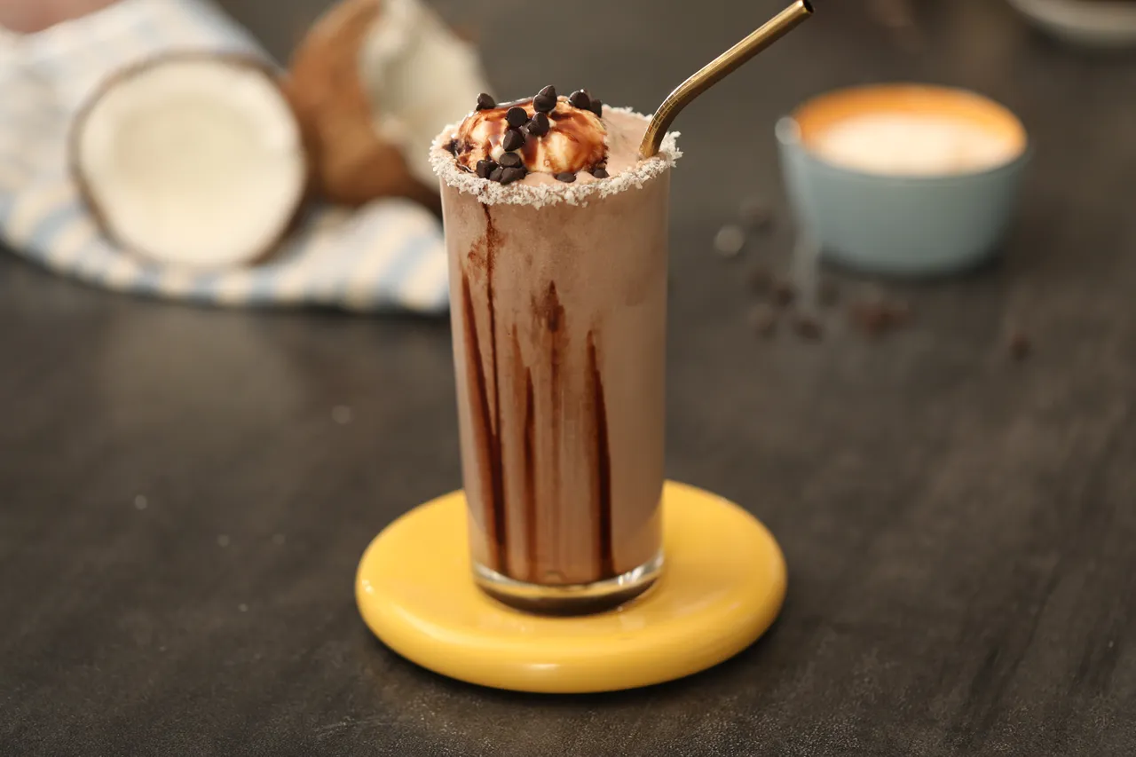 Chocolate Coconut Milkshake 5