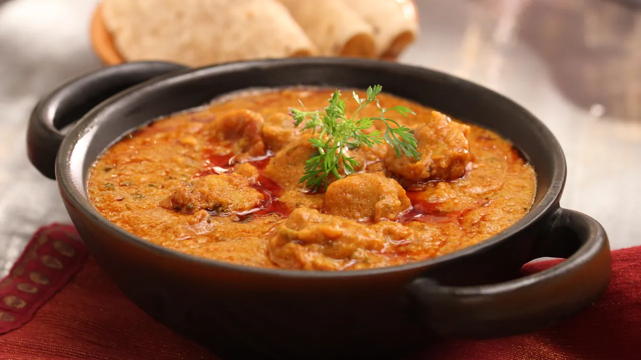 Gatte Ki Sabzi - Rajasthani Thali 7