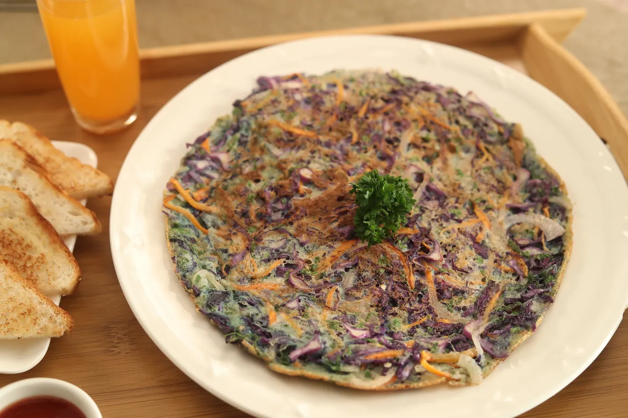 Purple Cabbage Omelette 3
