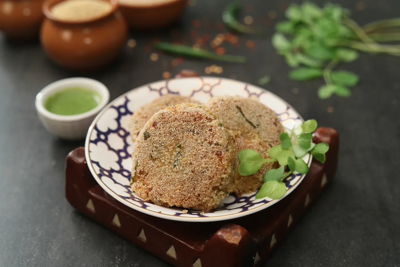 Sweet Potato Millet Cutlet 3