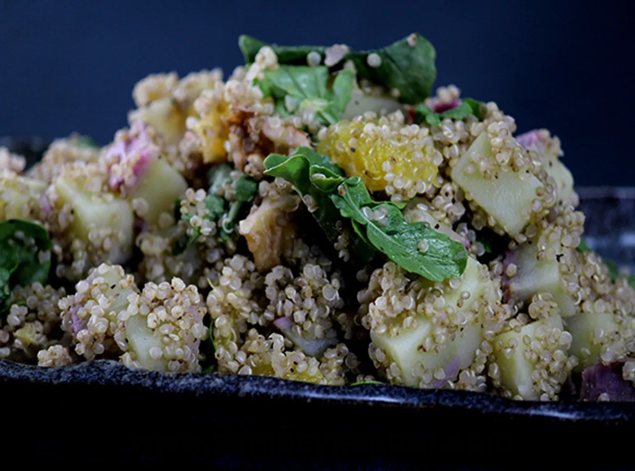 Quinoa Sweet Potato and Orange Salad