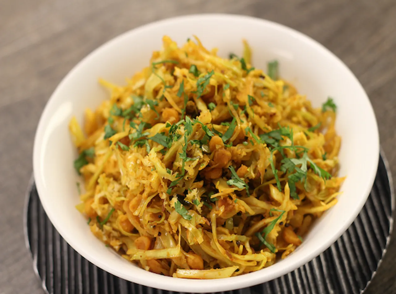 Cabbage Chana Dal 