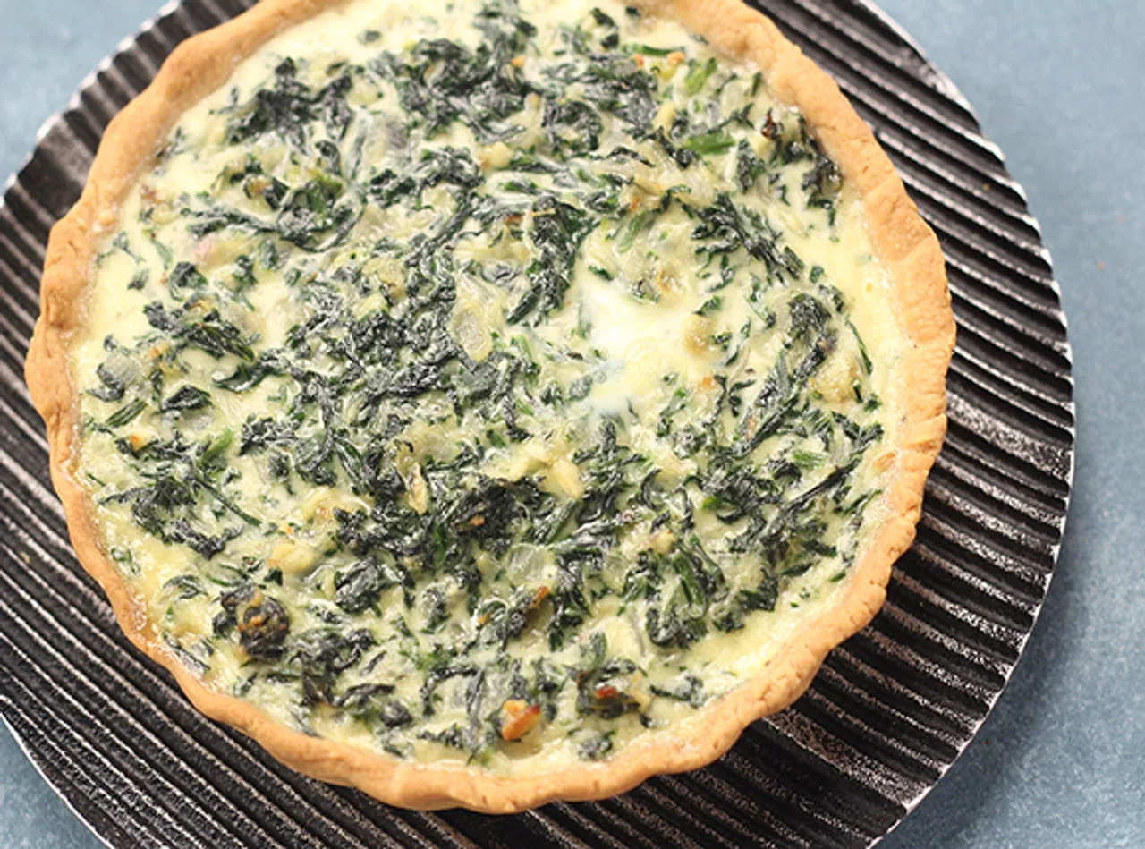 Spinach and Cheese Pie - SK Khazana