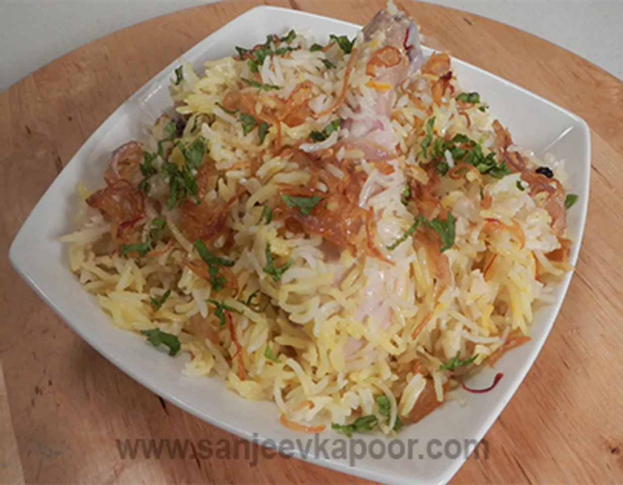 White Chicken Biryani