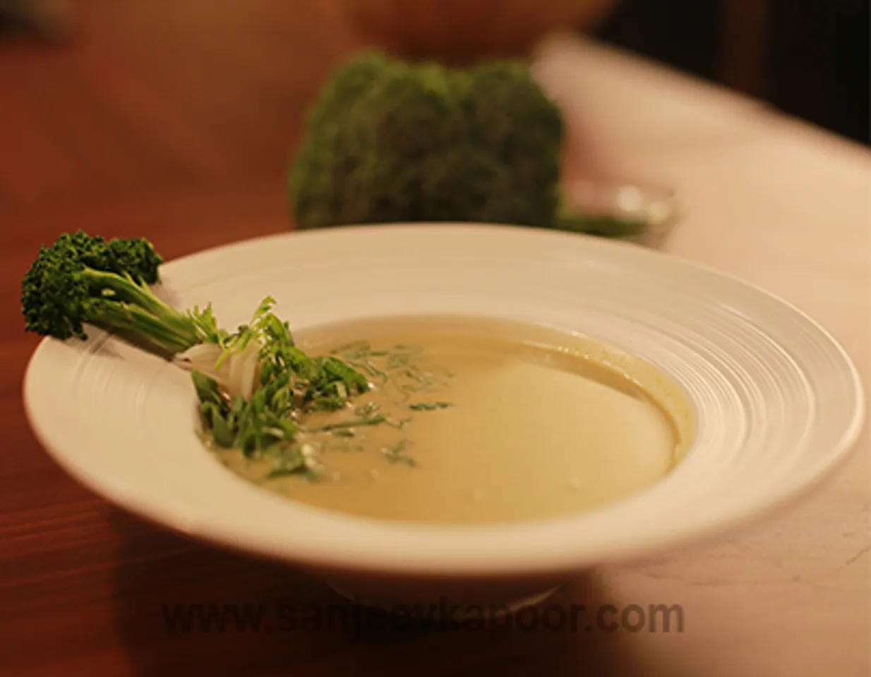 Thai Green Broccoli Soup