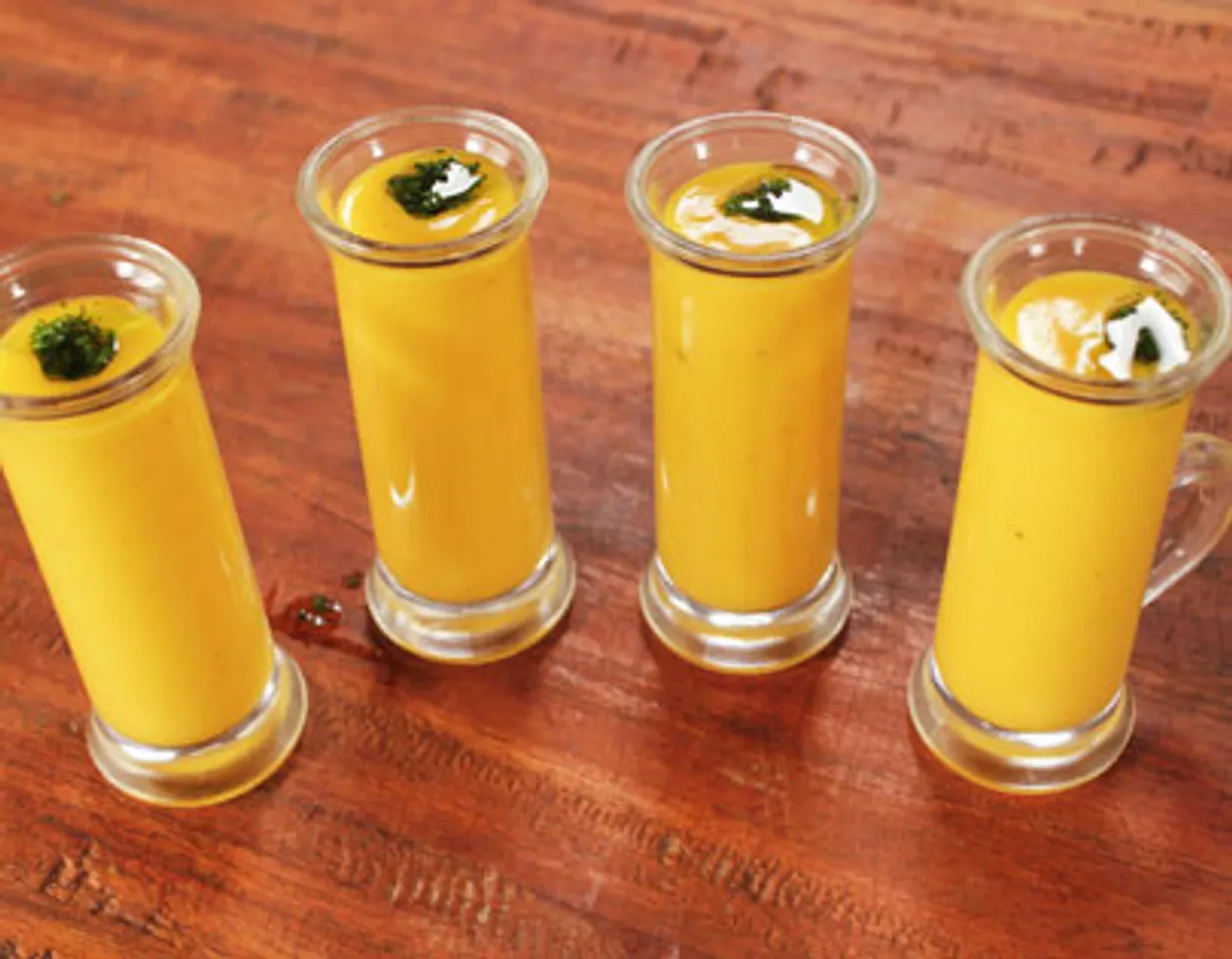 Spiced Carrot Soup Shots