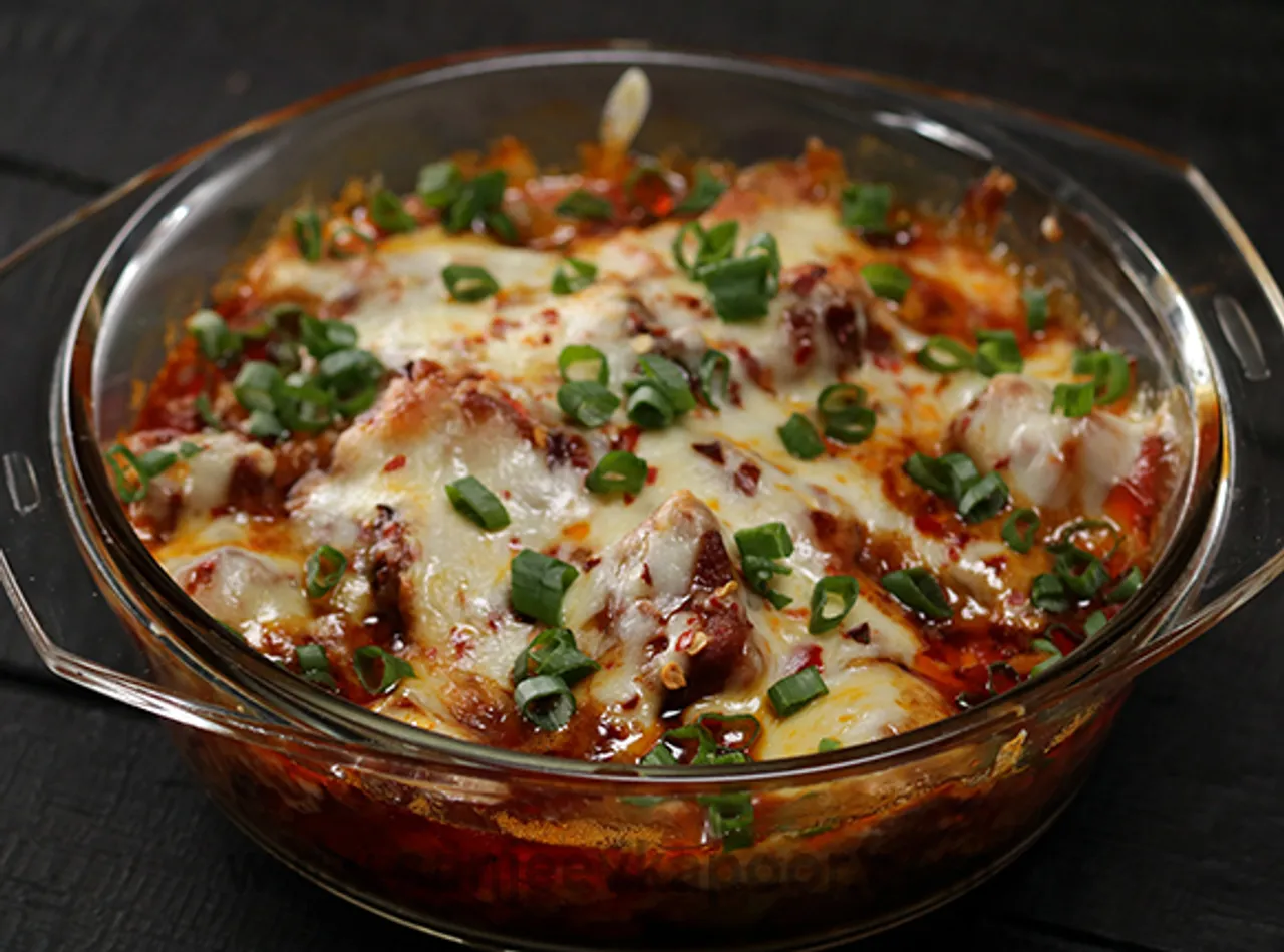 Spicy Fire Chicken with Cheese