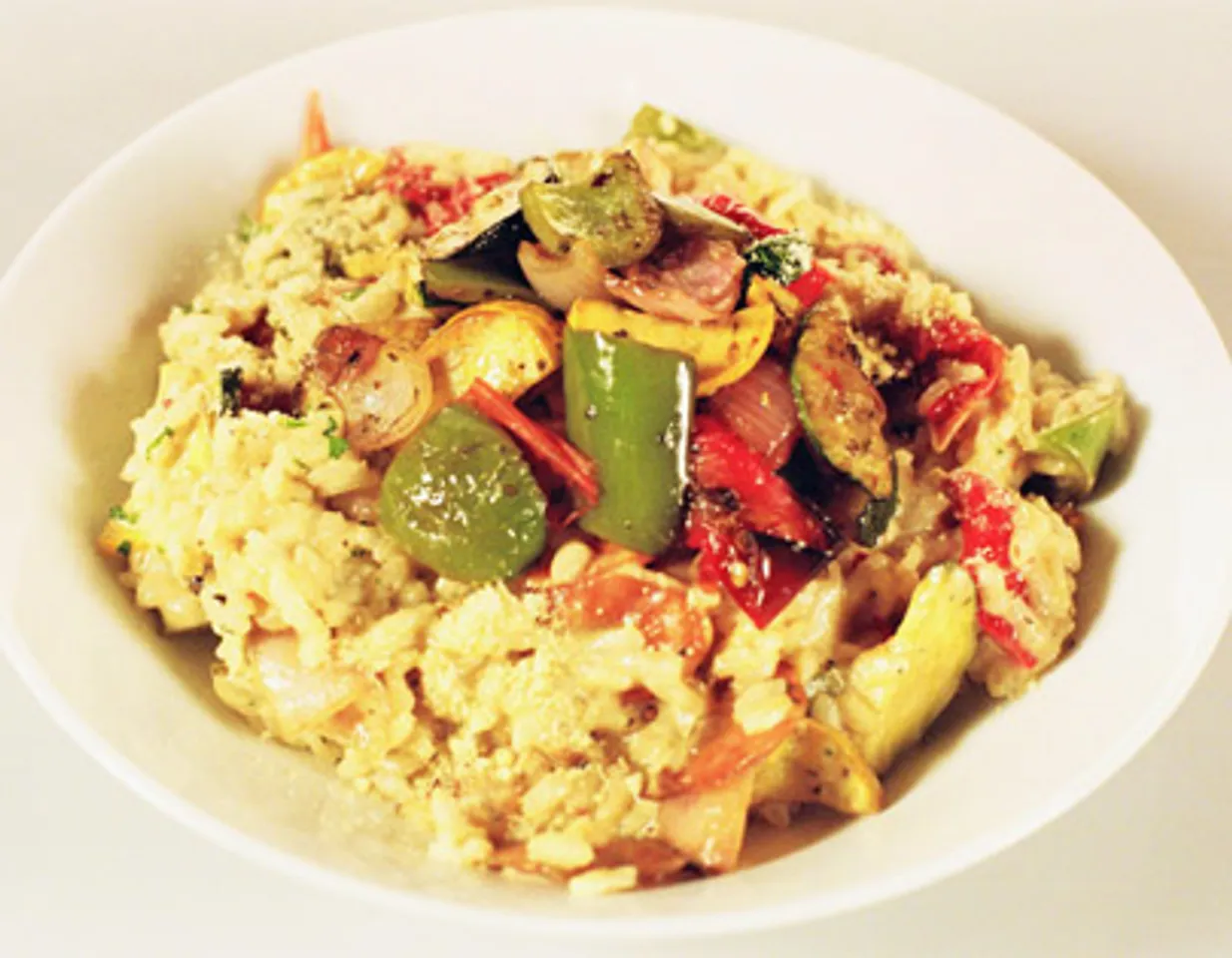 Grilled Vegetable Risotto