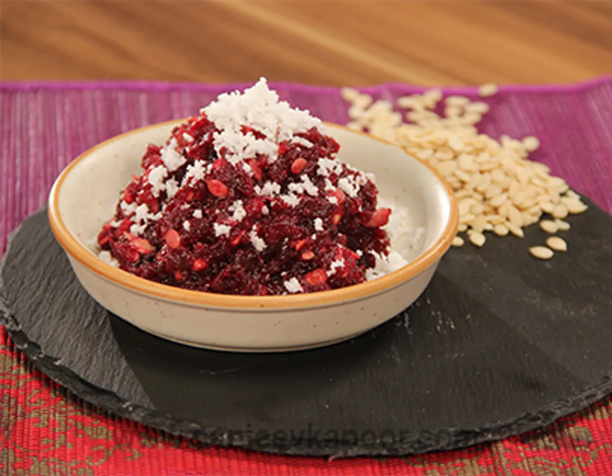 Beetroot and Apple Halwa