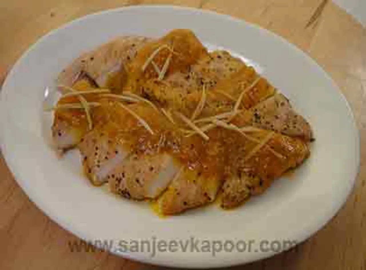 Chicken with Ginger Pineapple Sauce