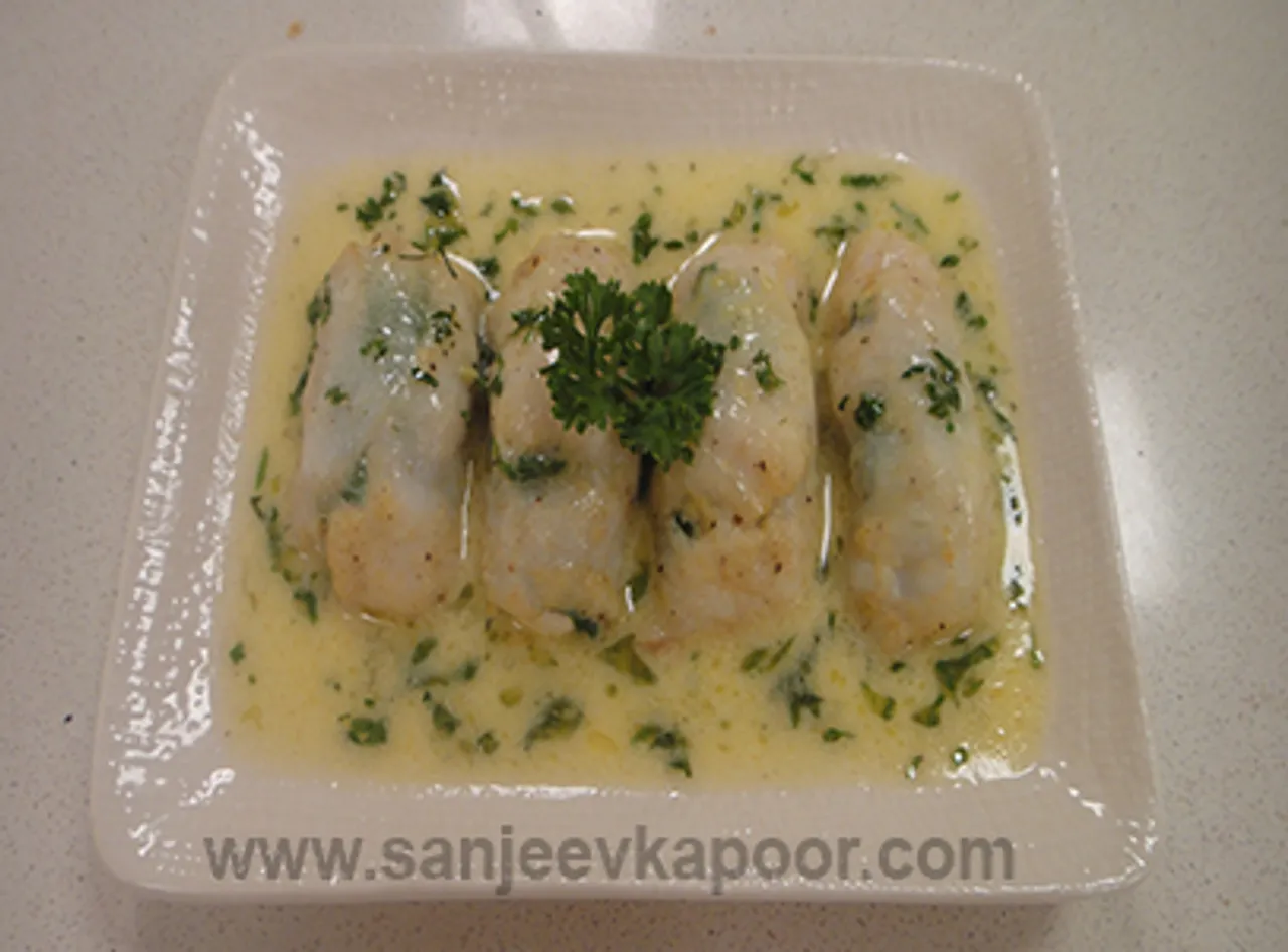 Spinach Fish Rolls